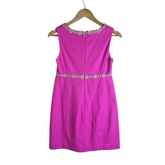 Lilly Pulitzer Rosie Shift Dress Lined Hot Pink Size 0 Barbiecore NWOT - Picture 3 of 12